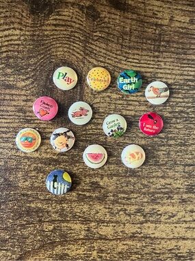 American Girl of Today Doll Sized Grin Pins Stickers